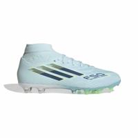 adidas F50 Sparkfusion League Gras / Kunstgras Voetbalschoenen (MG) Dames Lichtblauw Donkerblauw Neongeel - thumbnail