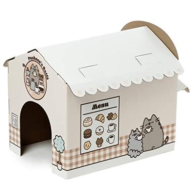 Pusheen Catfé Doe-Het-Zelf 100% Karton Kat Speelhuisje