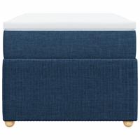 Boxspring met matras stof blauw 80x200 cm - thumbnail