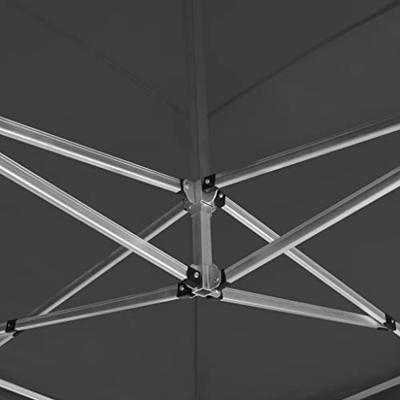 Partytent professioneel inklapbaar 6x3 m aluminium antraciet Partytent professioneel inklapbaar 6x3 m aluminium antraciet
