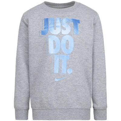 Kindersweater zonder Capuchon Nike Gifting Grijs - Maat: 6-7 jaar