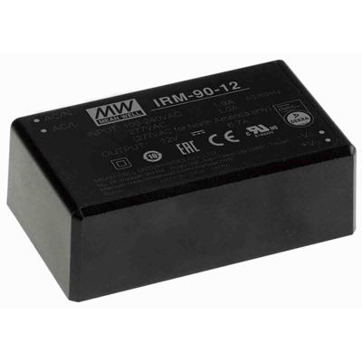 Mean Well IRM-90-12 AC/DC-netvoedingsmodule gesloten 12 V/DC 6.7 A 80.4 W