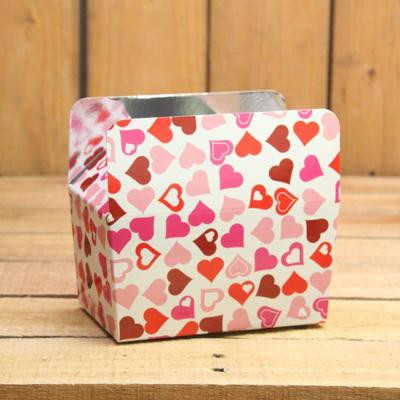 Bonbon doosjes - Chocolade doosje - Hartenlief print LAAG - 24 stuks