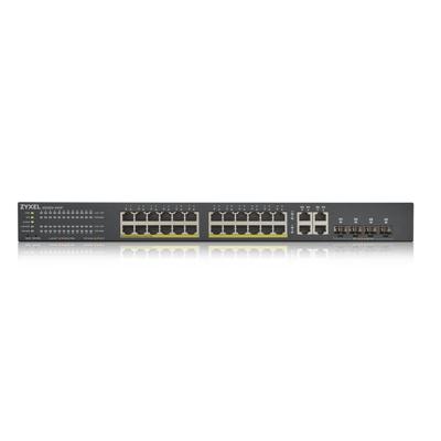 ZyXEL GS1920-24HPV2 Managed Gigabit Ethernet (10/100/1000) Zwart Power over Ethernet (PoE)