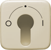 Busch-Jaeger 2CKA001710A1340 Sleutelschakelaar, Sleuteltoets Afdekking Duro 2000 SI Parel-wit, Crème-wit 1 stuk(s) - thumbnail