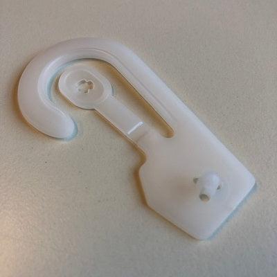 Cliphaak PP 38x72 groot plooibaar 1000st