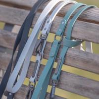 TRIXIE CITYSTYLE HONDENRIEM VERSTELBAAR PVC LICHTGRIJS 200X2 CM - thumbnail