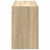 Badkamerwandkast 100x25x40 cm bewerkt hout sonoma eikenkleurig - thumbnail