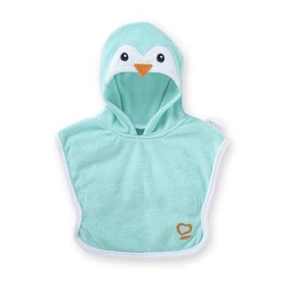Corolle badcape voor babypop - pinguin, 36cm