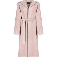 Cawö Cawo Home Dames Badjas met Capuchon 6219 puder S - thumbnail