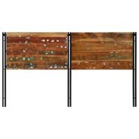 Hoofdeinde 180 cm massief gerecycled en ijzer - thumbnail