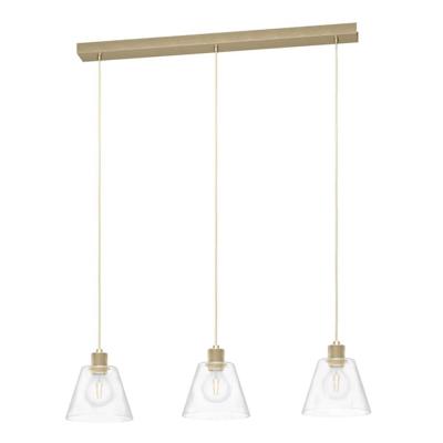 Eglo Eettafel hanglampCopley goud met glas - 43634