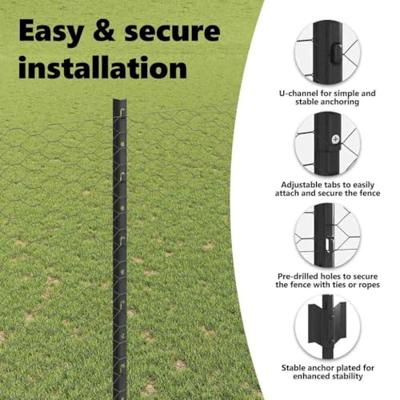 VidaXL Hek met paal grijs 1,6 x 25 m staal en pvc