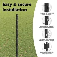 VidaXL Hek met paal grijs 1,6 x 25 m staal en pvc - thumbnail