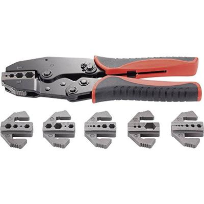 TOOLCRAFT PZ-505 818645 Krimptang 7-delig Coax-connectoren BNC, TNC, Glasvezelstekkers RG6, RG8, RG11, RG58, RG59, RG62, RG174, RG179, RG213, RG8218 TOOLCRAFT PZ-505 818645 Krimptang 7-delig Coax-connectoren BNC, TNC, Glasvezelstekkers RG6, RG8, RG11, RG58, RG59, RG62, RG174, RG179, RG213, RG8218