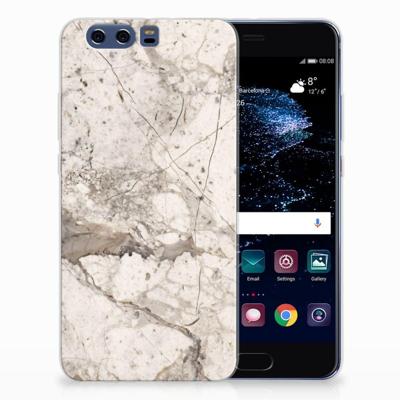 Huawei P10 Plus | TPU | Siliconen hoesje | Marmer Beige Huawei P10 Plus | TPU | Siliconen hoesje | Marmer Beige