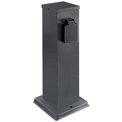 Heitronic 501334 Stopcontactsplitter Antraciet Aanraakbeveiliging