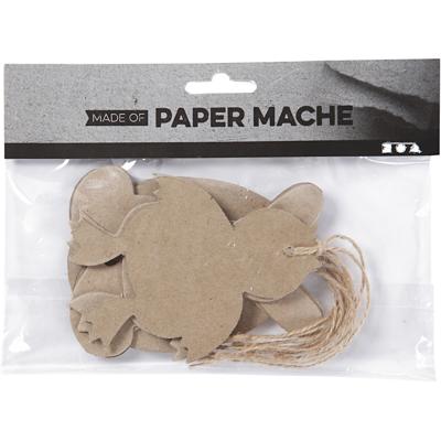 Creativ Company Paashangers papier-maché, 6st.