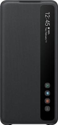 Clear View Cover EF-ZG985 - Flip cover voor mobiele telefoon - zwart - voor Galaxy S20+, S20+ 5G Clear View Cover EF-ZG985 - Flip cover voor mobiele telefoon - zwart - voor Galaxy S20+, S20+ 5G