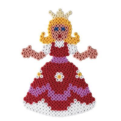 Hama strijkkralenbordjes - prinses, paard, kat