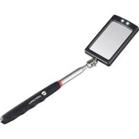 TOOLCRAFT Inspectiespiegel met LED-verlichting, Uittrekbaar Spiegelgrootte: (b x h) 50 mm x 80 mm - thumbnail