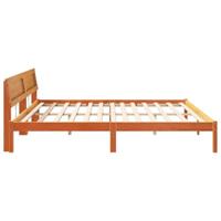 Bedframe Wasbruin 200 x 200 cm Massief grenenhout - thumbnail