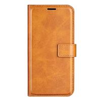 Lunso - Samsung Galaxy S23 Ultra - cover bookcase hoes - Cognac - thumbnail
