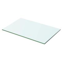 Wandschap transparant 50x25 cm glas - thumbnail