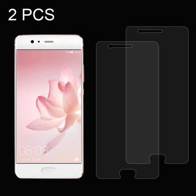 2 stk Huawei P10 Plus 0 26 mm 9H oppervlaktehardheid Explosieveilig niet-volledig scherm getemperd glas scherm Film