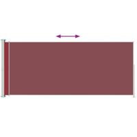 VidaXL Tuinscherm uittrekbaar 180x500 cm rood - thumbnail