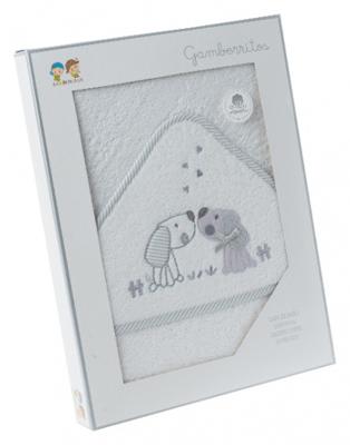 Gamberritos badcape Hondjes 100 x 100 cm katoen