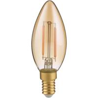 LED Lamp - Filament - Trion Kirza - E14 Fitting - 2W - Warm Wit-2700K - Amber - Glas - thumbnail