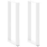 Bartafelpoten 2 st U-vormig 40x(100-101) cm staal wit - thumbnail