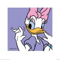Kunstdruk Daisy Duck Lilac 40x40cm - thumbnail