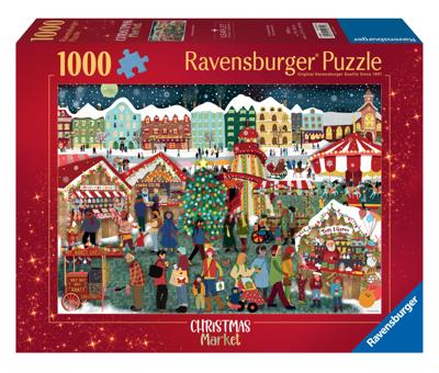 Ravensburger puzzel Christmas Market - 1000 stukjes