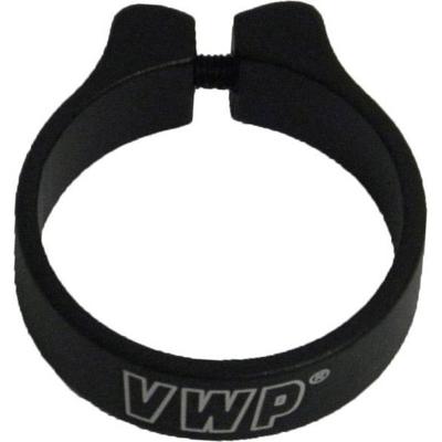 VWP zadelpenklem 34,9mm inbusbout aluminium zwart