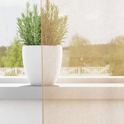 Gordijnen met lussen 2 st 140x245 cm zand Gordijnen met lussen 2 st 140x245 cm zand
