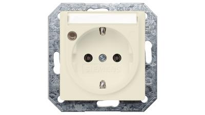 Siemens 5UB1561 Wandcontactdoos met randaarde Delta Wit Schakelmateriaal 1 stuk(s)