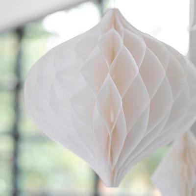 Ginger Ray BW-435 Honeycombs Wit