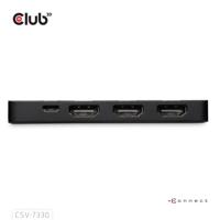 Club3D CSV-7330 DisplayPort naar drievoudige HDMI-adapter™ met 8K60Hz - thumbnail