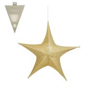 House of Seasons Ster Hangend 65x20x60 cm Champagne - thumbnail