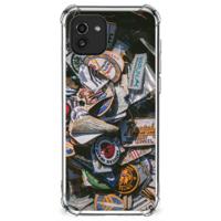 Samsung Galaxy A03 Anti-shock Hoesje met foto Badges - thumbnail