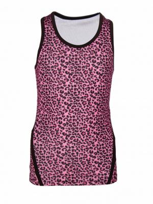 Papillon sporttop roze/zwart