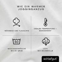 Schlafgut Schlafgut Soft Contact Jersey Flanel Hoeslaken XL - 180x200 - 200x200 101 Full-White - thumbnail