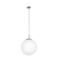 Eglo HanglampRondo glas 30cm metaalgrijs met wit - 85263 - thumbnail