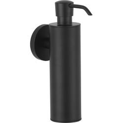 Saqu Tweet Zeepdispenser 6x11x19,5 cm Wand Mat Zwart