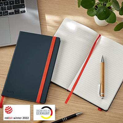 Leitz 44810089 Notitieboek Gelinieerd Grijs Aantal paginas: 80 DIN A5