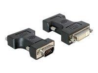 Delock 65017 DVI / VGA Adapter [1x DVI-bus 24+5-polig - 1x VGA-stekker] Meerdere kleuren - thumbnail
