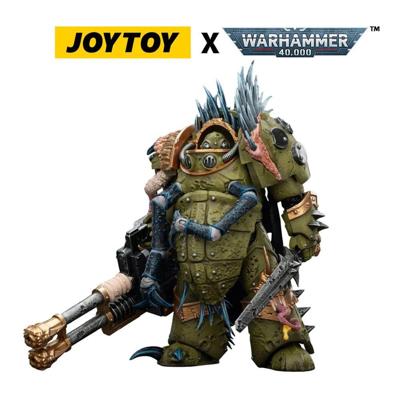 Warhammer 40,000 Action Figure Death Guard Blightlord Terminator 1 with Reaper Autocannon and Bubotic Blades 14 cm Warhammer 40,000 Action Figure Death Guard Blightlord Terminator 1 with Reaper Autocannon and Bubotic Blades 14 cm