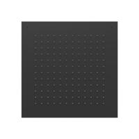 Hoofddouche Tres Exclusive | 50x50 cm | Vierkant | Zwart mat - thumbnail